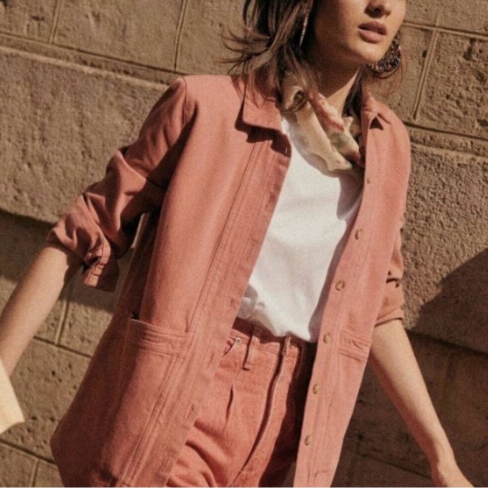 Sezane Will Jacket Blush XS
